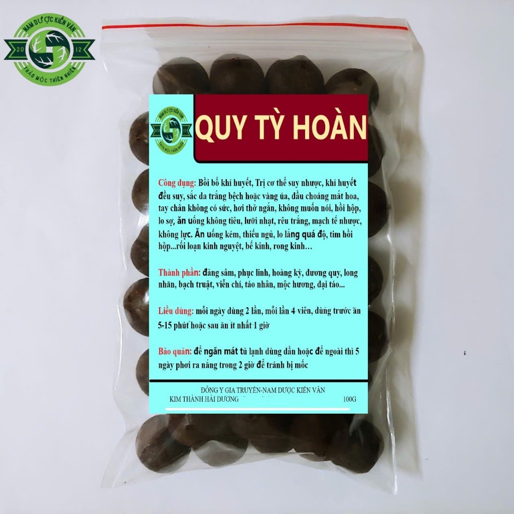 quy tỳ hoàn 100g