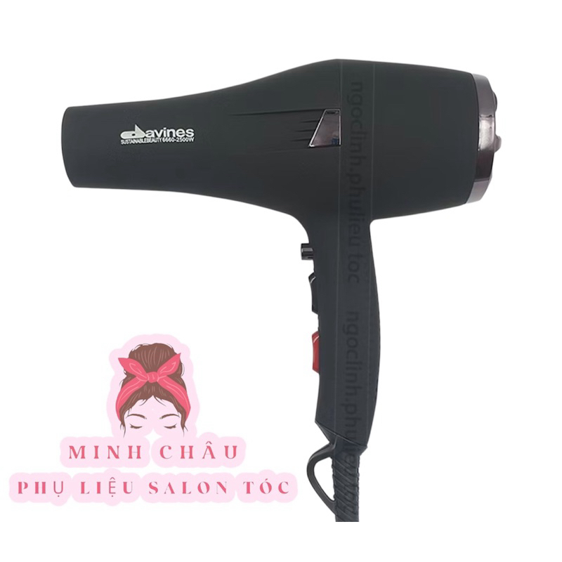 Máy sấy tóc Davines  2500W, Máy sấy tóc salon công suất lớn dùng cho salon chuyên dụng