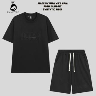 Combo 2 Bộ Quần Áo Nam UMA STORE Dập Nổi ADDRISER Chất Liệu Cotton Tổ Ong Thoáng Mát Thể Thao SPB25