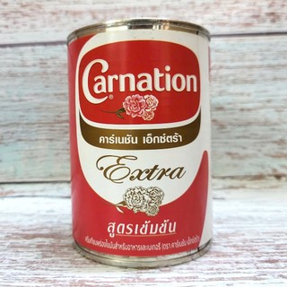 Lon EXTRA 385g ++ KEM LỎNG CARNATION PHA CHẾ, NẤU ĂN NESTLE Extra Evaporated Filled Milk (HALAL)