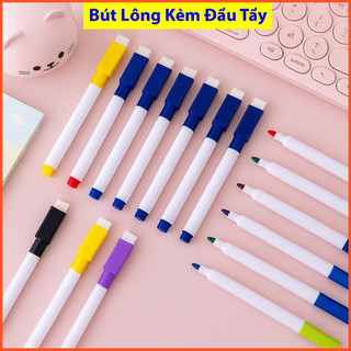  Bút dạ nhiều màu viết bảng trắng hoặc tập viết xóa cho bé có thể xóa được - Giao Ngẫu Nhiên Màu 
