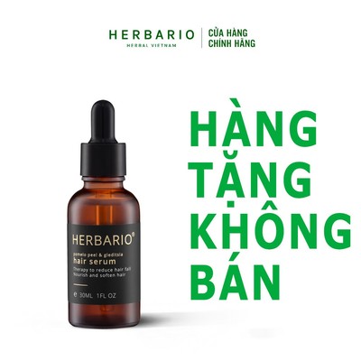 [HÀNG TẶNG KHÔNG BÁN] Serum mọc tóc vỏ bưởi và bồ kết Herbario 30ml thuần chay