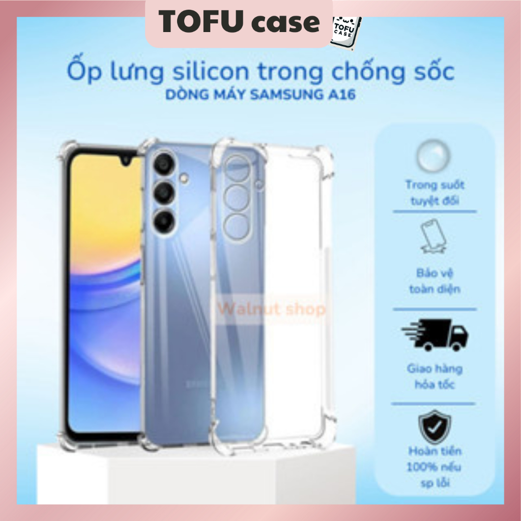 Ốp lưng và Cường lực Baiko Samsung A16 5G, A26 5G, A36 5G, A56 5G silicon chống sốc 4 cạnh có bảo vệ