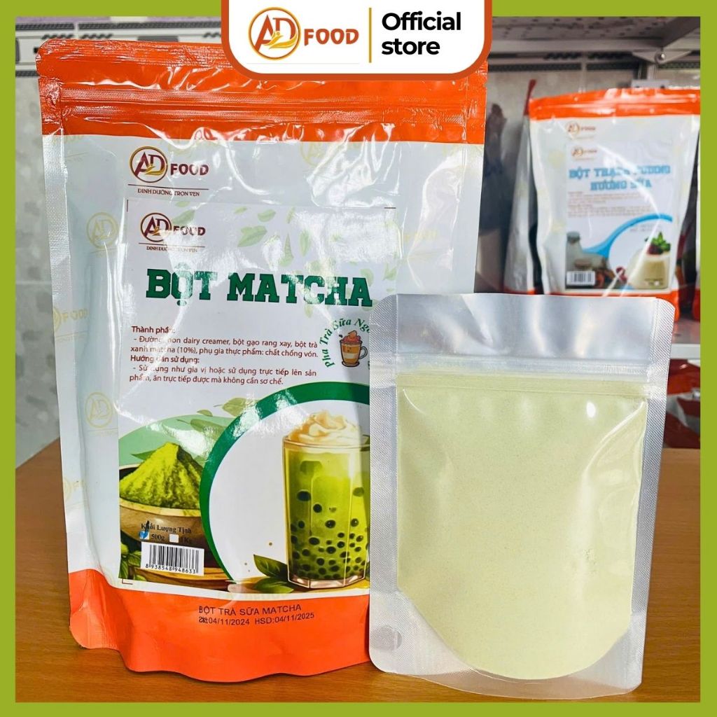 100g Bột pha trà sữa vị Matcha