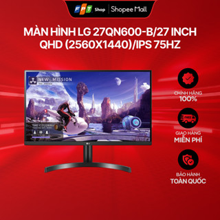 [CHÍNH HÃNG] Màn hình LG 27QN600-B/27 inch QHD (2560x1440)/IPS 75Hz