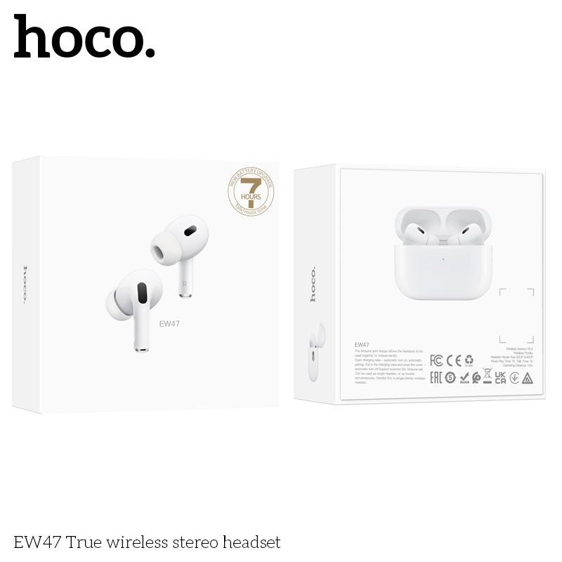 Tai Nghe Không Dây Hoco EW47 - Bluetooth 5.3, Mic Đàm Thoại, Bass Cực Mạnh, Vuốt Tăng Giảm Âm Lượng | BigBuy360 - bigbuy360.vn