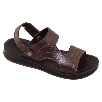 Sandal đế bằng nam Bita's SUM.124 ( Đen + Nâu + Vàng Bò)