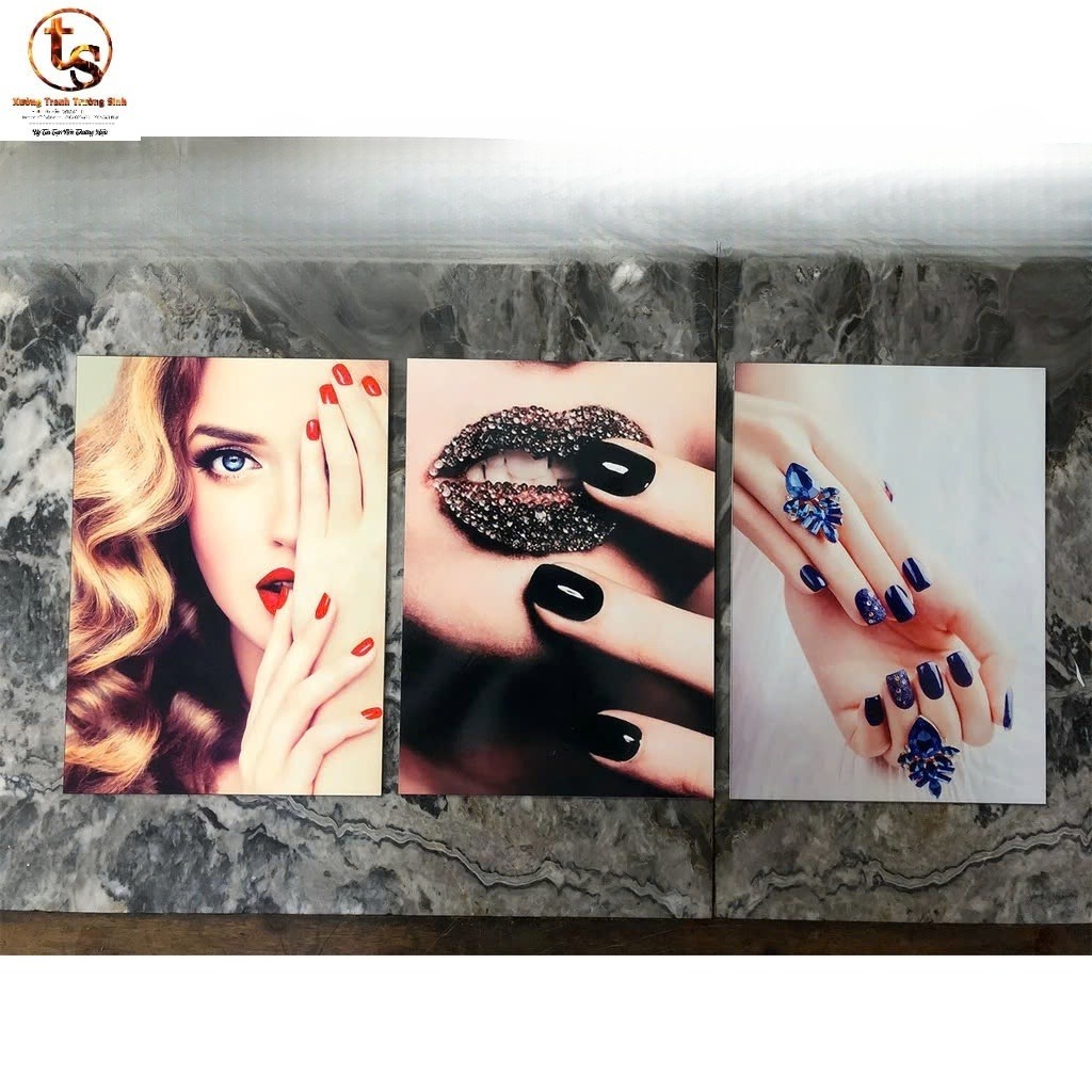 COMBO 3 TRANH NAIL (25x35x3)