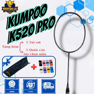 Vợt cầu lông KUMPOO K520 pro , K520s chính hãng,căng sẵn tặng bao đựng và quấn cán