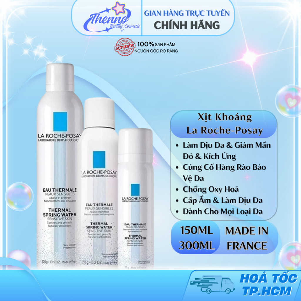 Xịt Khoáng Làm Dịu & Bảo Vệ Da La Roche-Posay Làm Dịu Và Bảo Vệ Da Thermal Water Spring 50ml 150ml 3