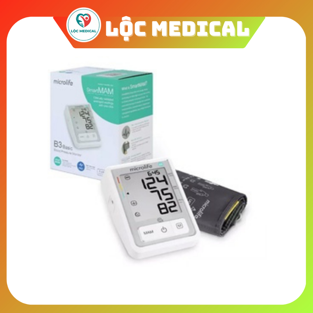 Microlife B3 Basic - Máy Đo Huyết Áp Bắp Tay