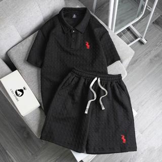 Bộ Quần Áo Nam UMA MEN Hình Ngựa Chất Liệu Cotton Xốp Cao Cấp Cá Tính Hai Kiểu Cổ UMMB23