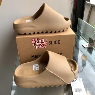 Dép đúc Yeezy Slide bánh mỳ Nam Nữ YZ SLIDE dép Quai Ngang Nữ Nam dép yeezy bánh mì đế cao 5 phân vân nhám fullsize chốn