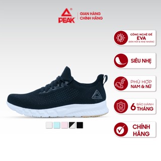 Giày chạy bộ thể thao nam PEAK Running E29007H công nghệ đế EVA siêu nhẹ thoáng khí