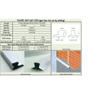 THƯỚC DẸP GẠT VỮA 02 CHIỀU PH 63C