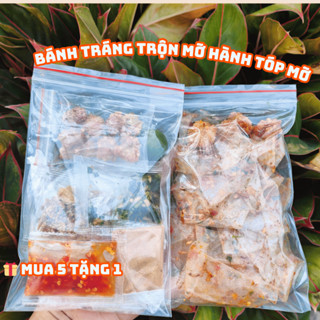 Bánh Tráng Rìa Phơi Sương Dẻo Mỏng Trộn Mỡ Hành, Hành Phi, Muối Nhuyễn Tôm, Tóp Mỡ Giòn - Siêu Ngon!