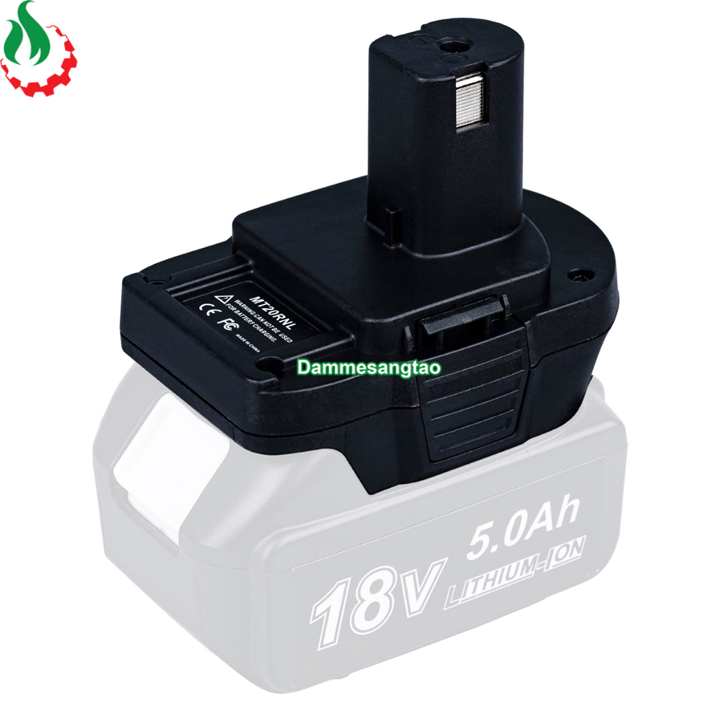 Đế chuyển Pin Makita 18V sang máy Ryobi 18V (MT20RNL)