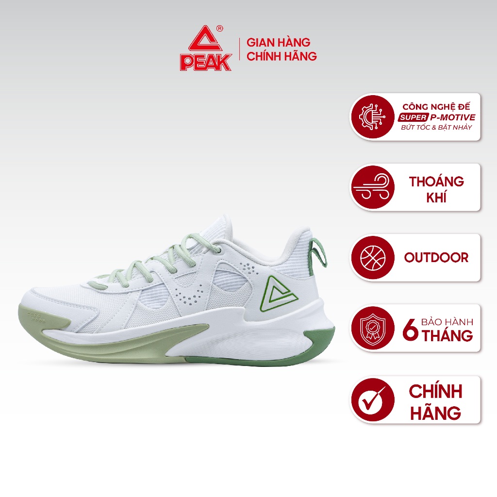 [RESTOCK] Giày bóng rổ, Pickleball nam PEAK Super P- Motive Triump 1.0 DA420041