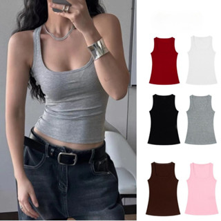Áo Tanktop 2 Dây Nữ Cổ Vuông JUSTDUN Co Giãn Thoải Mái BL01-Ma 166