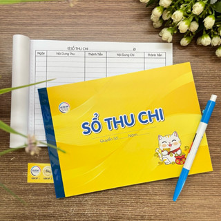 Sổ Thu Chi Nhỏ Khổ A5/ 70 tờ giấy dày