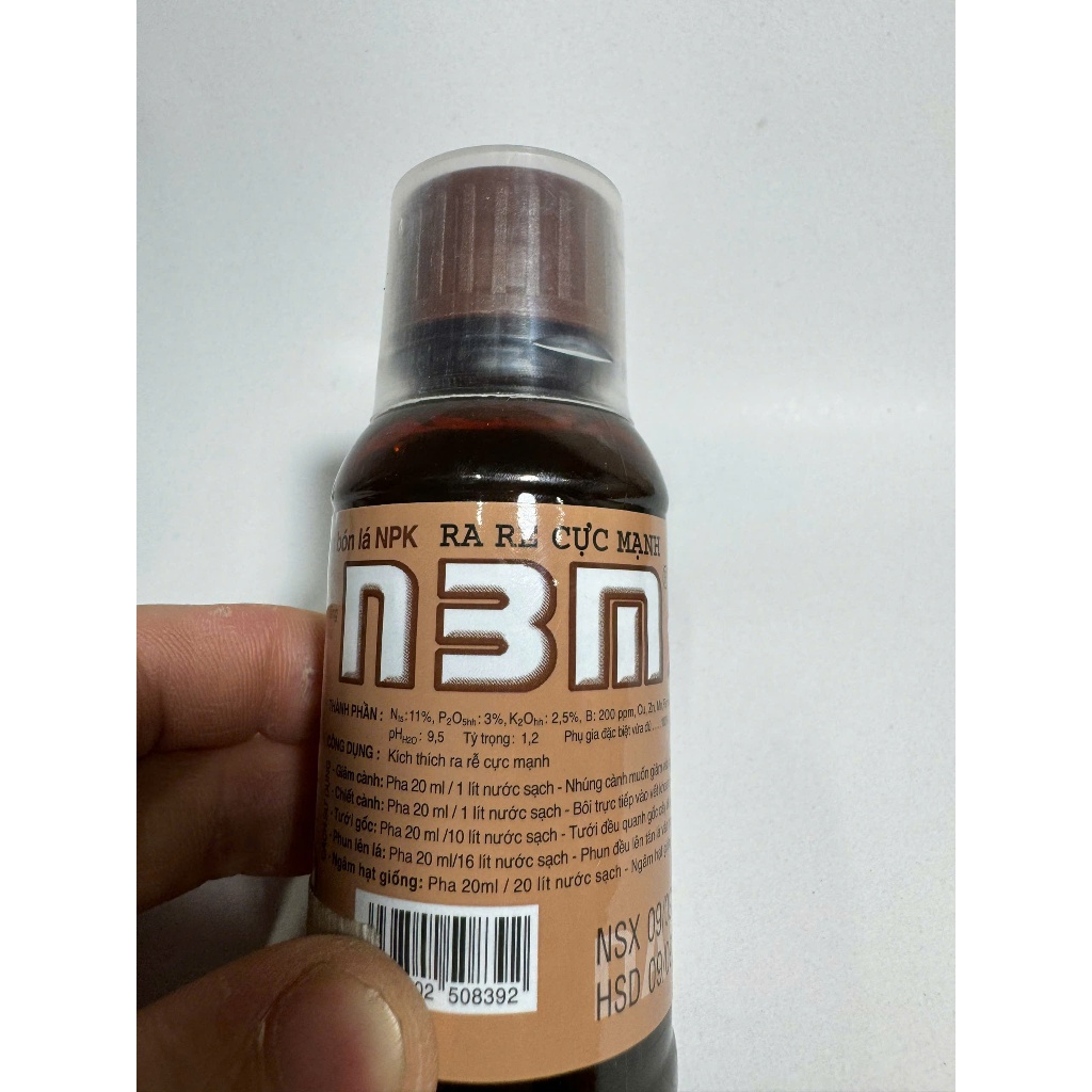 kích rễ N3M Pro 100ml, N3M nước giúp cây ra rễ nhanh, nhiều rễ dành cho hoa lan cây cảnh
