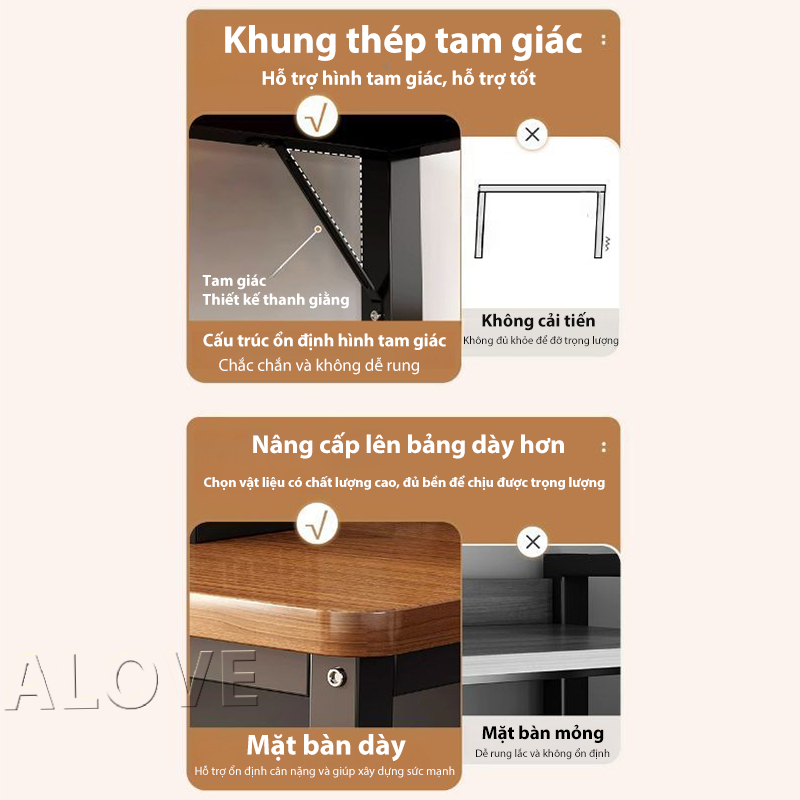 ALOVE Bàn Làm Việc Chữ L Đa Năng Rộng Rãi Thiết Kế Hiện Đại Phù Hợp Mọi Không GianTiện Lợi | BigBuy360 - bigbuy360.vn