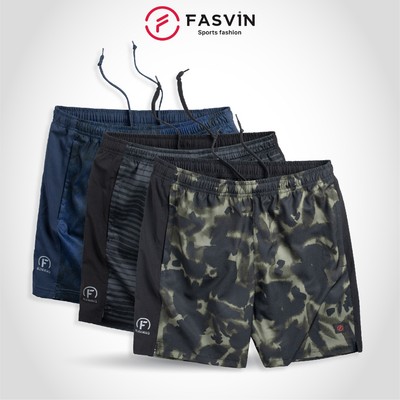 Quần đùi nam ngắn chạy bộ Fasvin R24611.HN vải Dù Gió nhẹ mát tiện dụng thể thao hay mặc nhà