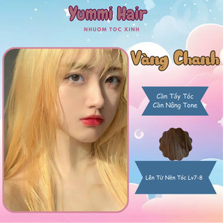  Combo Thuốc Nhuộm Tóc Tại Nhà MÀU VÀNG CHANH Cần Nâng Tone Cao  Tặng Kèm Oxi+Găng Tay+Mũ Chùm+HDSD  