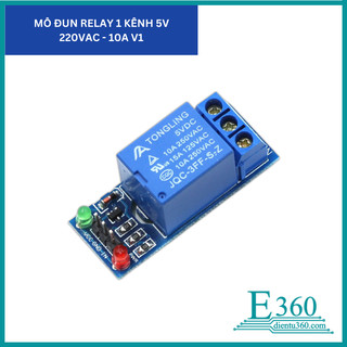 Module Relay 2 Kênh 5V/ 12V - 220VAC 10A V1