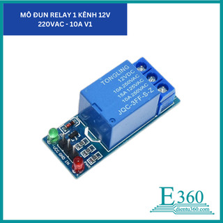 Module Relay 2 Kênh 5V/ 12V - 220VAC 10A V1