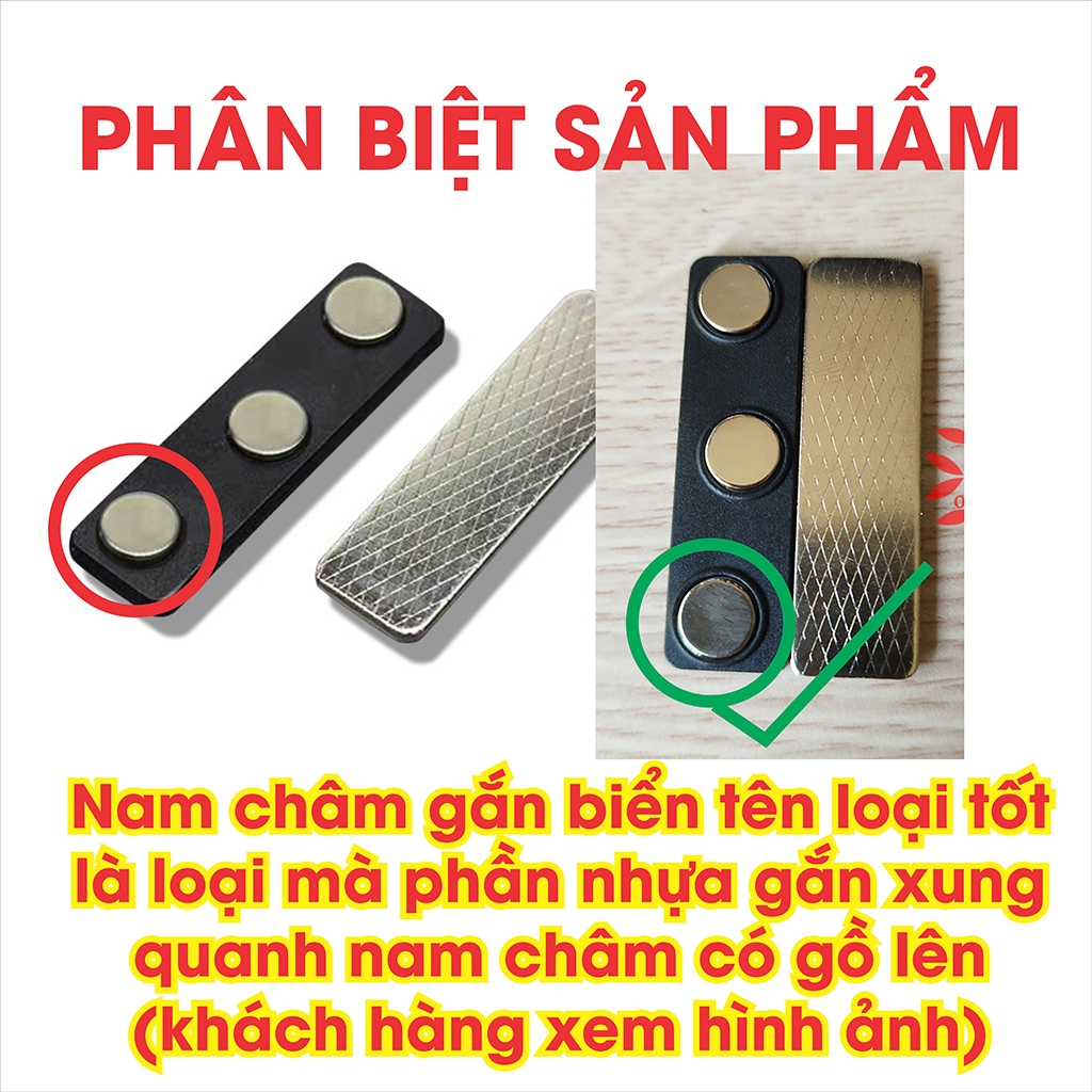 Nam châm gắn biển tên (45x13mm)