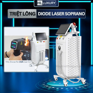  Máy Triệt Lông Diose laser 808 Soprano Titanium 1 Tay Cầm 