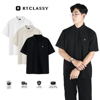Áo Polo Local Brand RT CLASSY Logo Basic Nam/Nữ Trẻ Trung Vải Chống Nhăn 4 Màu