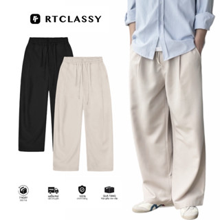 Quần Ống Rộng Kaki Dáng Suông Cạp Chun Relax RT CLASSY  Phong Cách Trẻ Trung Hàn Quốc
