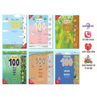 Sách - combo 6 cuốn ehon nhật bản tòa nhà 100 tầng: dành cho trẻ từ 3 - 8 tuổi
