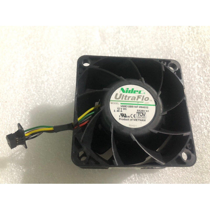 [6cm] Quạt tản nhiệt NIDEC 12V 2.45A có jack