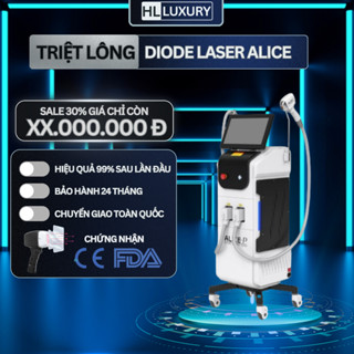  MÁY TRIỆT LÔNG DIODE LASER 808nm 2 IN 1 ALICE-P 