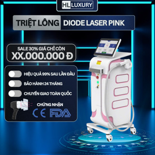  MÁY TRIỆT LÔNG DIODE LASER PINK | MÁY TRIỆT LÔNG MÀU HỒNG DIODE LASER PINK 