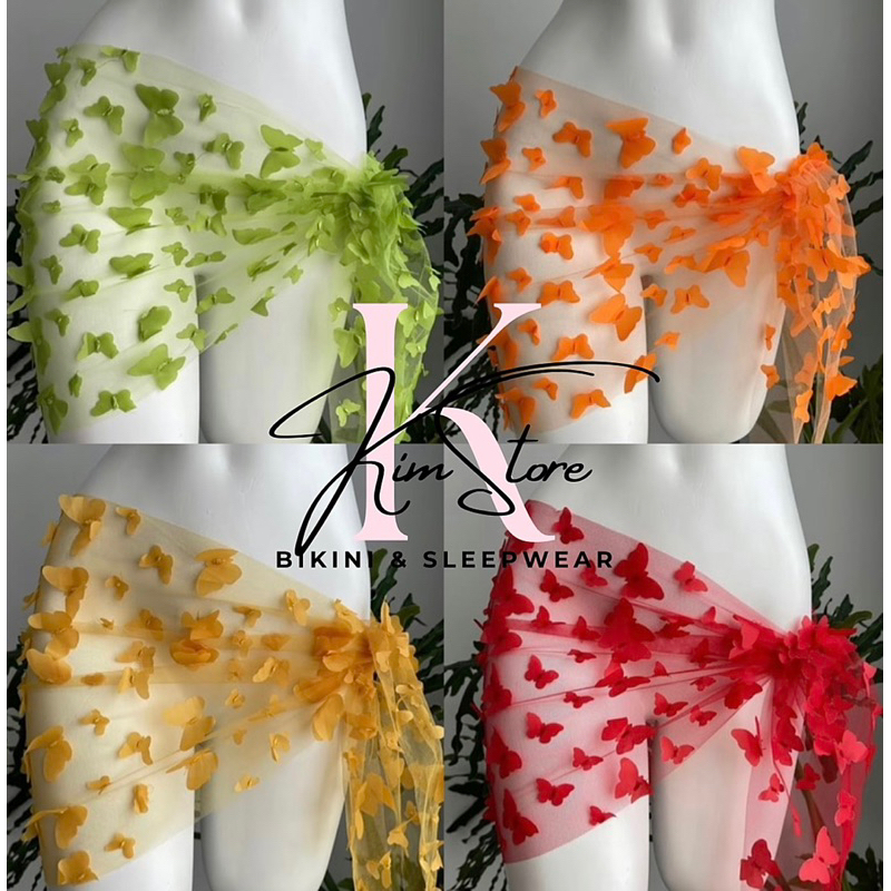 [Nhiều màu] Khăn bướm 3d quấn bikini siêu hot chất đẹp nhiều màu kèm ảnh thật | BigBuy360 - bigbuy360.vn