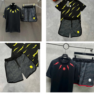 Bộ Quần Áo Nam Hy Đờ Rô In Hình Đầu Lâu Siêu Chất - Bộ Quần Áo Nam Nữ HI Đờ Rô In Siêu Tia Sét 2025