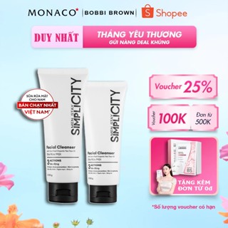 Sữa Rửa Mặt Cho Nam Men Stay Simplicity 100g dành cho nam công thức than hoạt tính 100ml
