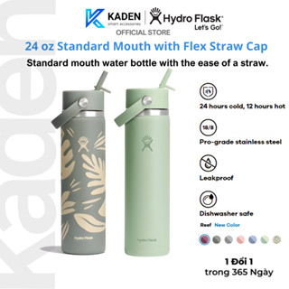  Bình Nước Giữ Lạnh Hydro Flask Wide Flex Straw Cap 24 Oz  710ml  Season 2024 - W24BFS - Hàng Chính Hãng 