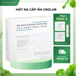 Mặt nạ cấp ẩm HA USOLAB - Hyaluron Mask 30ml Giúp dưỡng ẩm làm dịu các tổn thương da và chống lão hóa