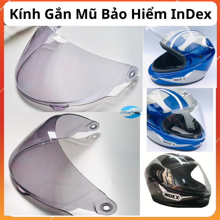 Kính mũ bảo hiểm INDEX 411 -3  Hàng Cao cấp
