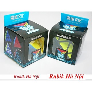 Rubik Pyraminx Meilong Mofang Jiaoshi Stickerless