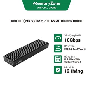 Box di động SSD M.2 PCIe NVMe 10Gbps Orico M2PV-C3-BK