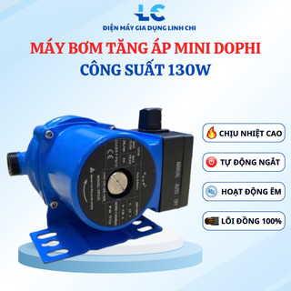  Máy Bơm Tăng Áp Mini Tự Động DOPHI 130W Tăng Áp Lực Nước Cho Máy Giặt Nóng Lạnh Vòi Sen  Bồn Rửa Bơm Trợ Lực Nước 