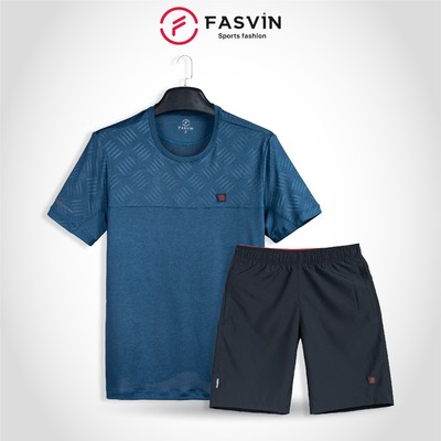 Bộ quần áo thể thao nam Fasvin AT23580.HN chất vải mềm nhẹ co giãn thoải mái
