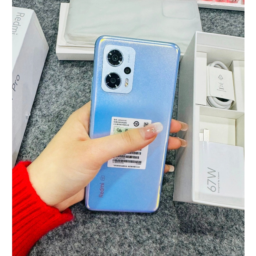 Điện thoại Xiaomi Redmi Note 11T Pro Rom Poco RAM 8/256 màn 6.6 inch 144Hz chip Dimensity 8100 | BigBuy360 - bigbuy360.vn