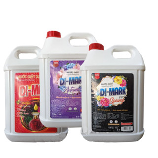  Nước Giặt Xả Quần Áo Di-Mark Can 10 Lít màu Tím- Đen - Đỏ  Dimark . Lưu Hương Lến Đến 48h 